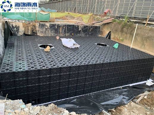 广州_棠下新墟安置房雨水收集利用系统模块水池项目工程